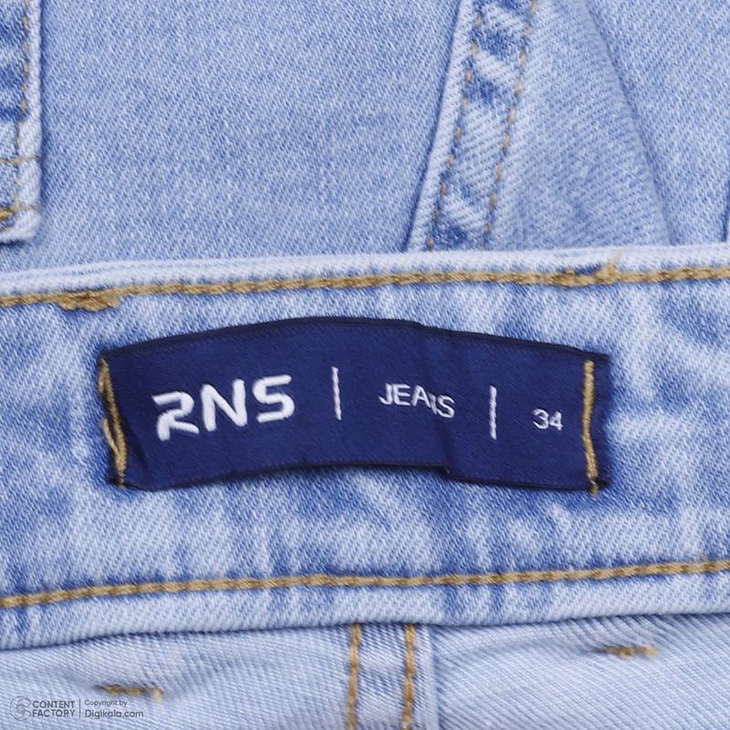 شلوار جین مردانه آر اِن اِس مدل 12042236 رنگ آبی روشن