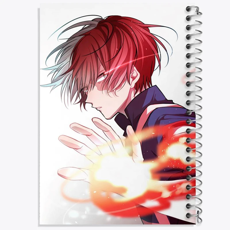 دفتر مشق 50 برگ خندالو مدل شوتو تودروکی انیمه آکادمی قهرمان من  کد 11553