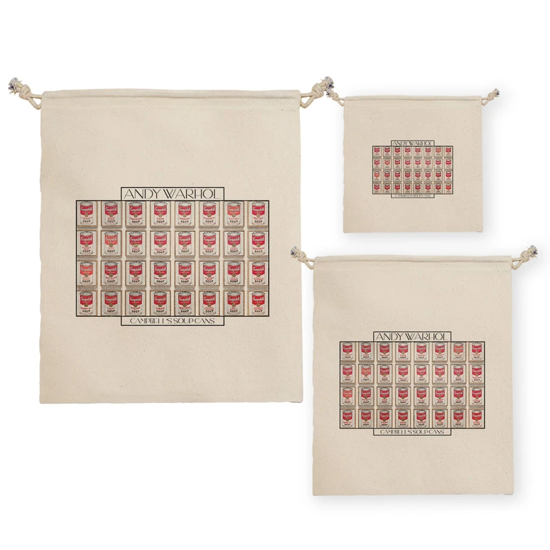 نظم دهنده ترمه طراحان ایده مدل قوطی های سوپ کمپبل از وارهول کد art0815 مجموعه سه عددی