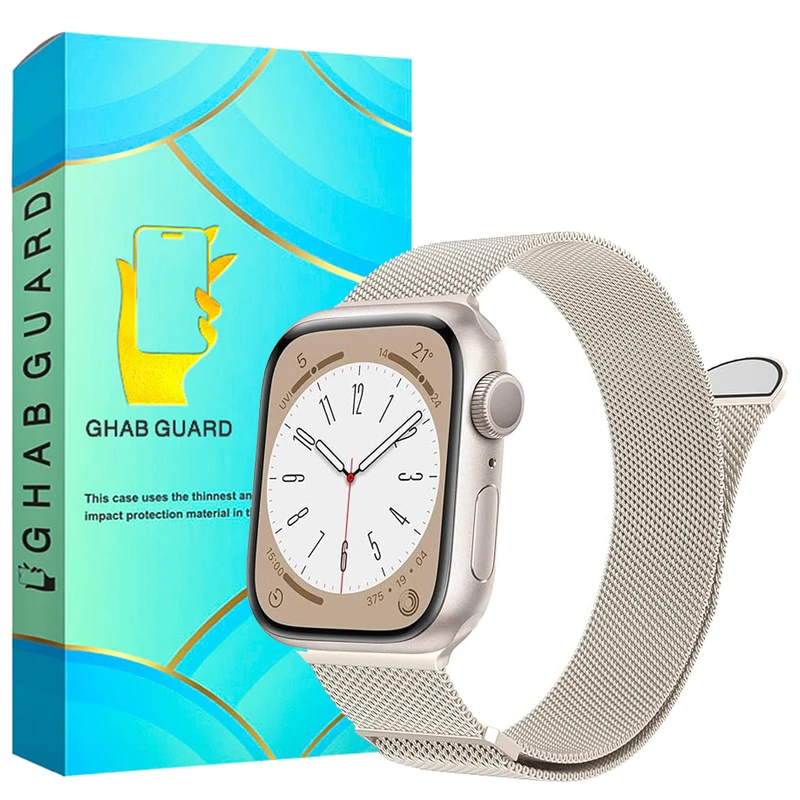 بند قاب گارد مدل MILG مناسب برای ساعت هوشمند اپل واچ Series 5 44mm