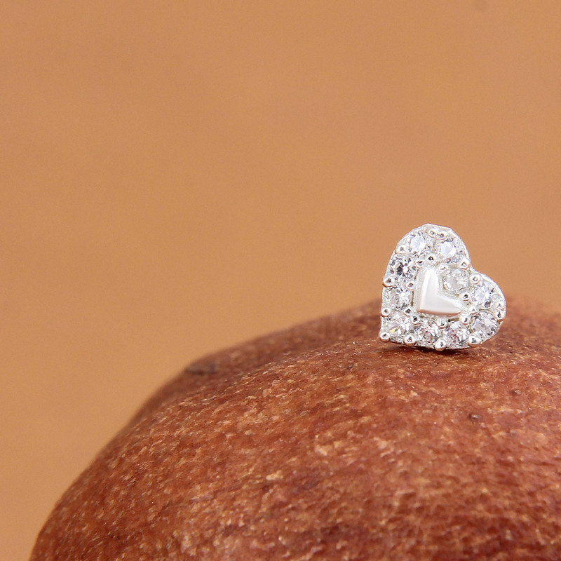 پیرسینگ نقره زنانه مدل فانتزی کد GZN_280