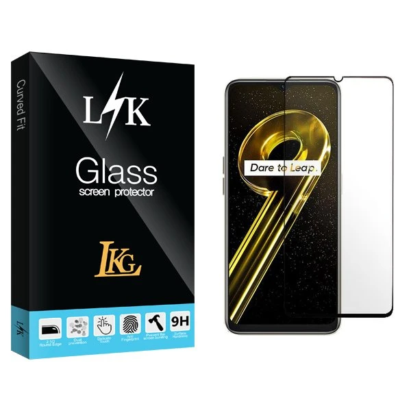 محافظ صفحه نمایش شیشه ای ال کا جی مدل LKK مناسب برای گوشی موبایل ریلمی 9i 5G