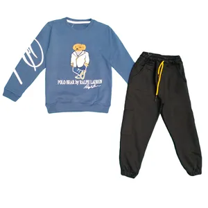 ست سویشرت و شلوار پسرانه مدل خرس کد 99-142