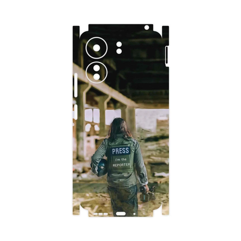 برچسب پوششی ماهوت مدل Reporter-FullSkin مناسب برای گوشی موبایل شیائومی Redmi 13C