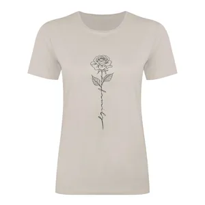 تی شرت آستین کوتاه زنانه مدل رز