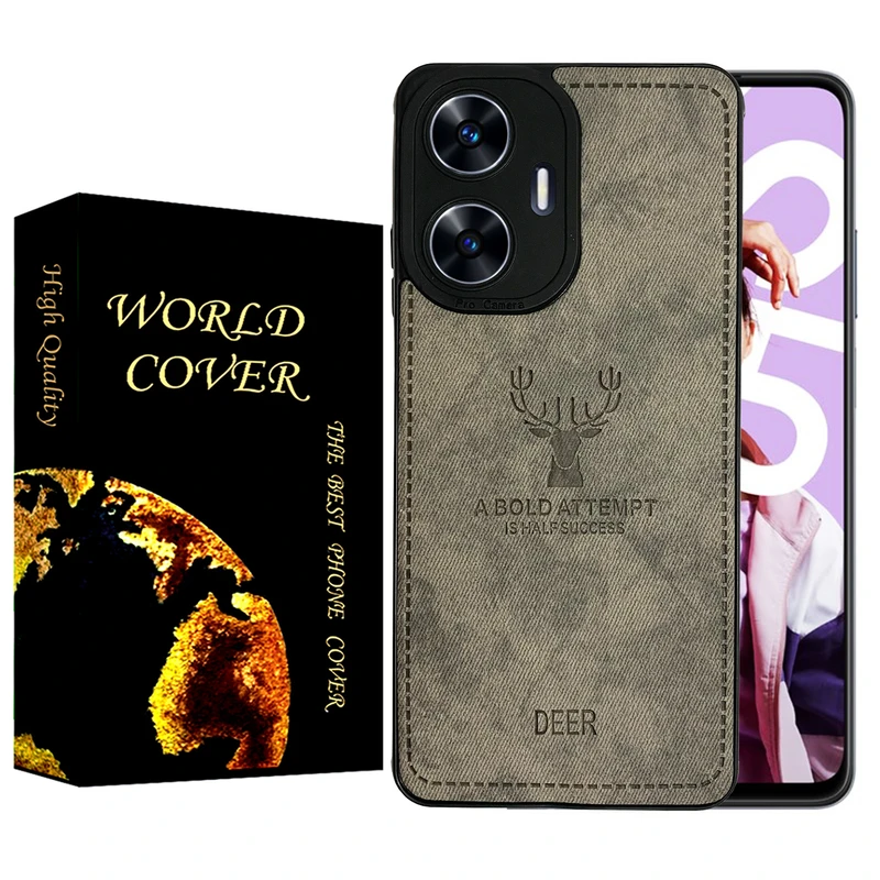 کاور دنیای قاب مدل گوزنی کد Deer مناسب برای گوشی موبایل ریلمی C55