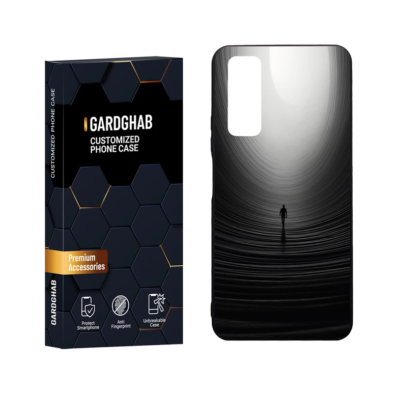 کاور گارد قاب مدل دور ژله ای پشت گلس پسرانه مناسب برای گوشی موبایل هوآوی Y7a