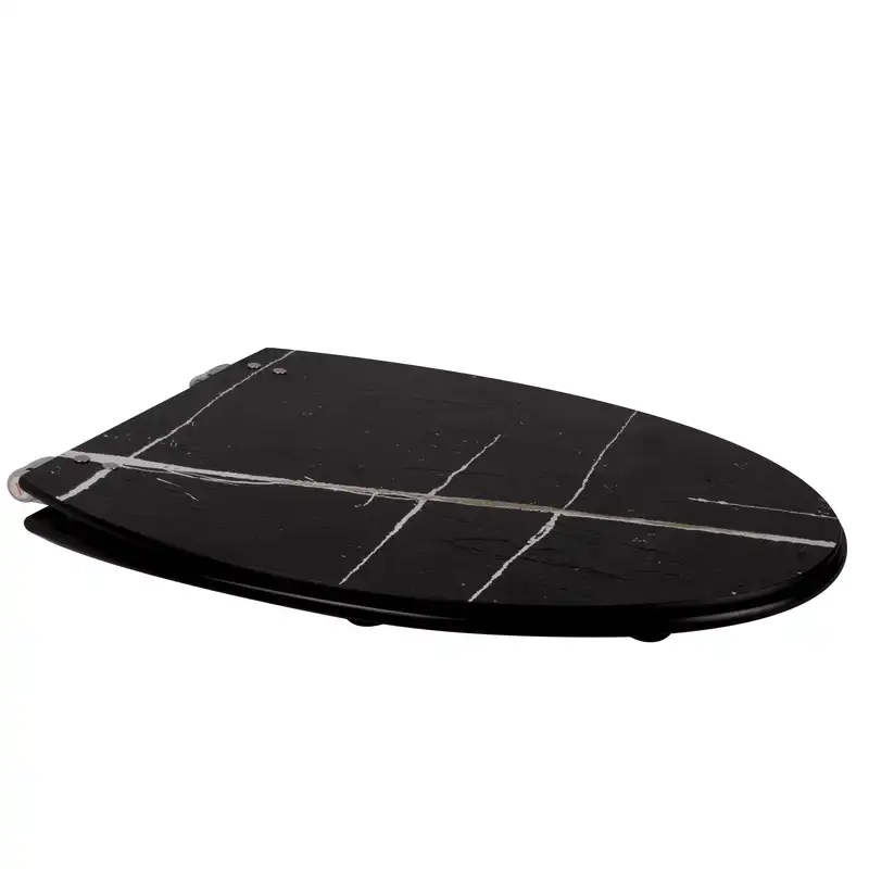 در توالت فرنگی مدل سنگ کوارتز طرح بیضی نویر