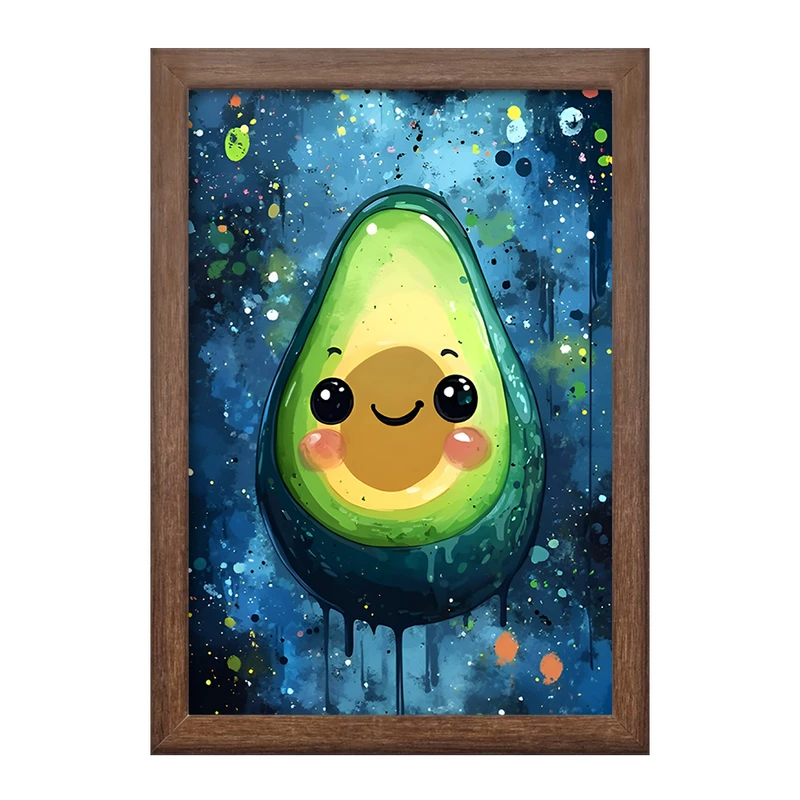 تابلو خندالو طرح آووکادو بامزه کد F9844