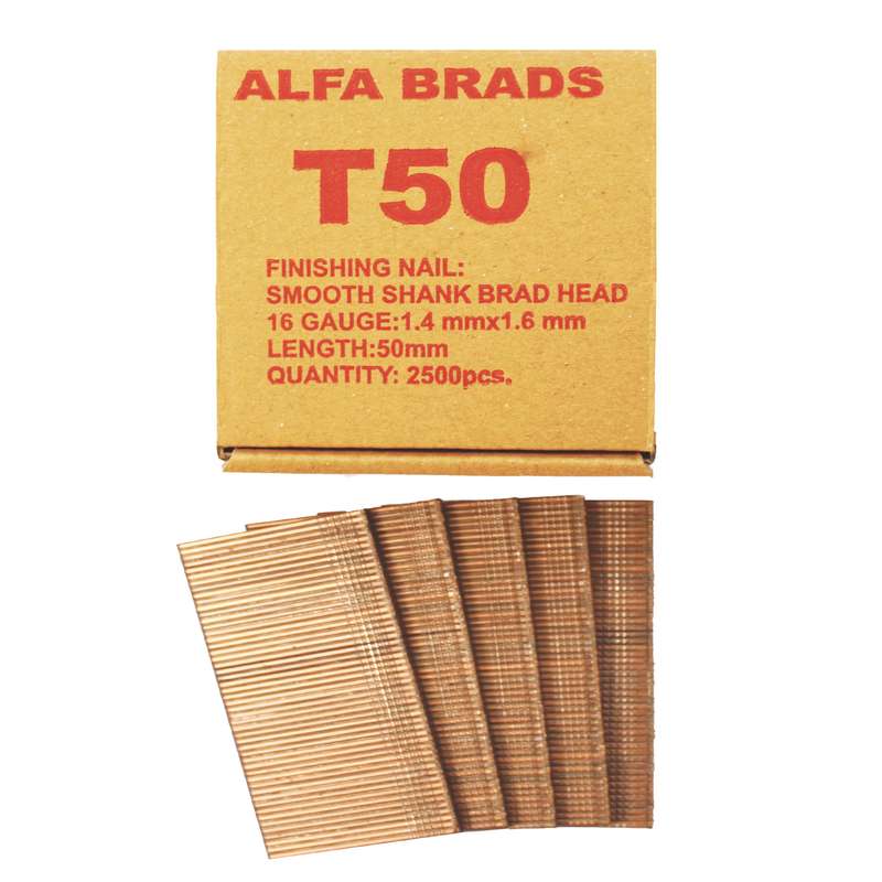 میخ بست آلفا مدل T50 بسته 2500 عددی