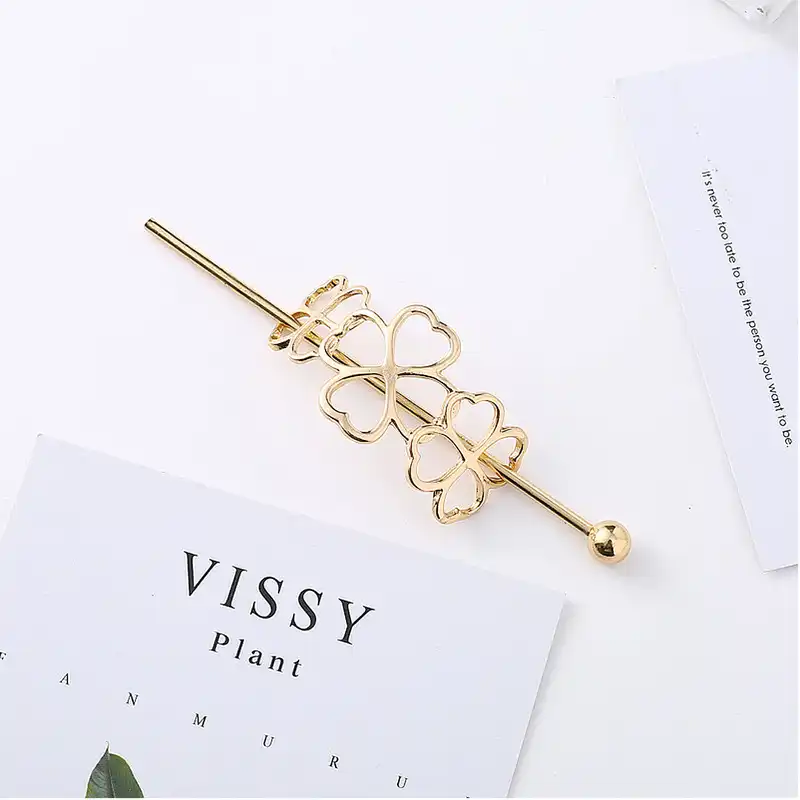 گیره مو زنانه مدل ژاپنی گل کد 00597