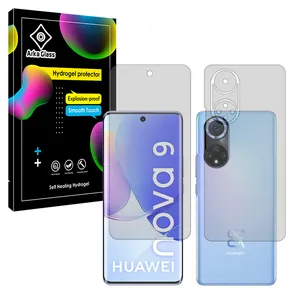 Arca Glass Tough model transparent screen protector suitable for Huawei nova 9 mobile phone along with the back protector
