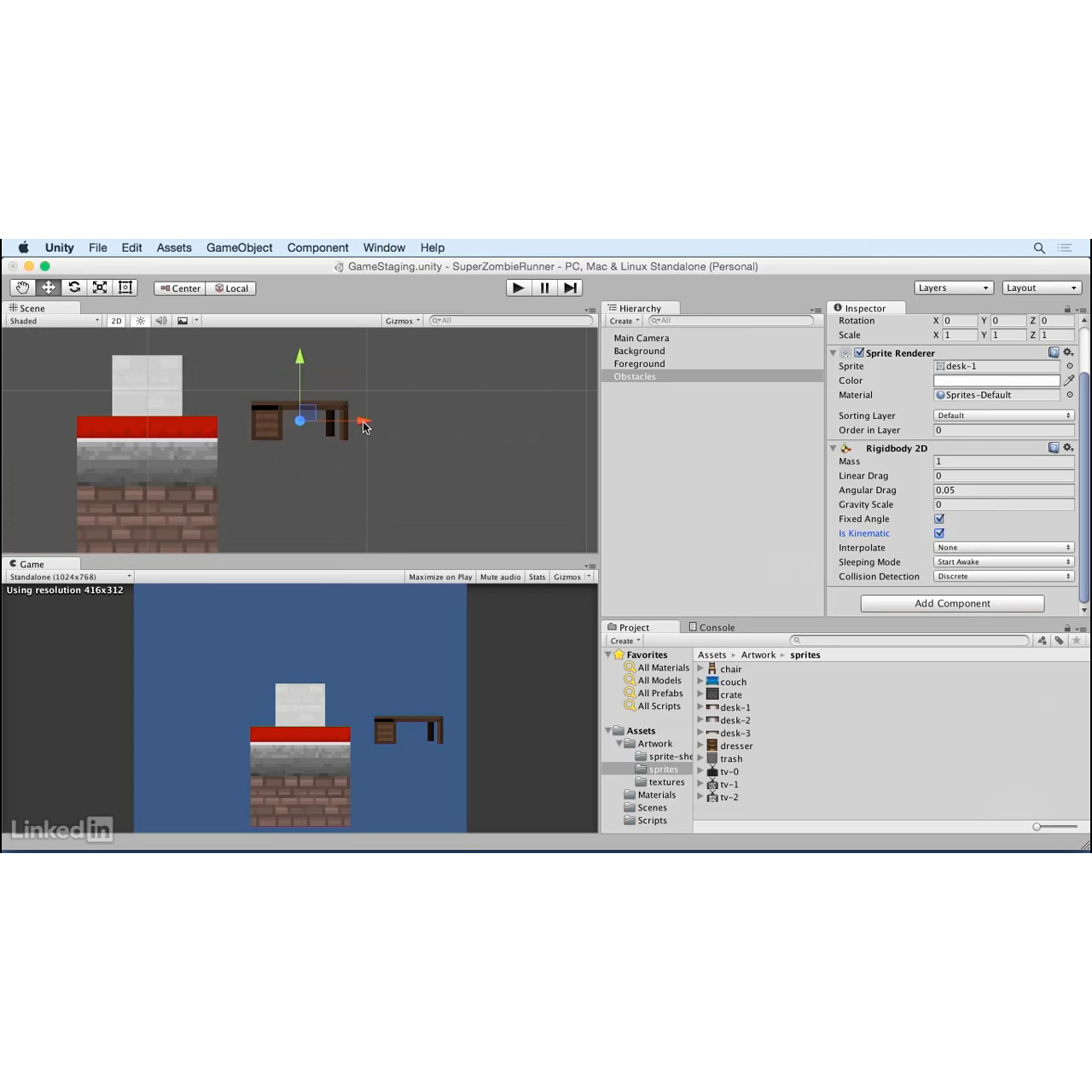 نرم افزار آموزش صفر تا صد یونیتی دو بعدی پک یک نشر صفر تا صد