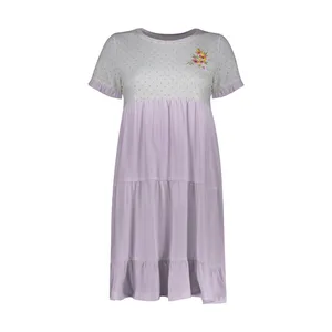 پیراهن زنانه ناربن مدل 1521696-3226 رنگ یاسی