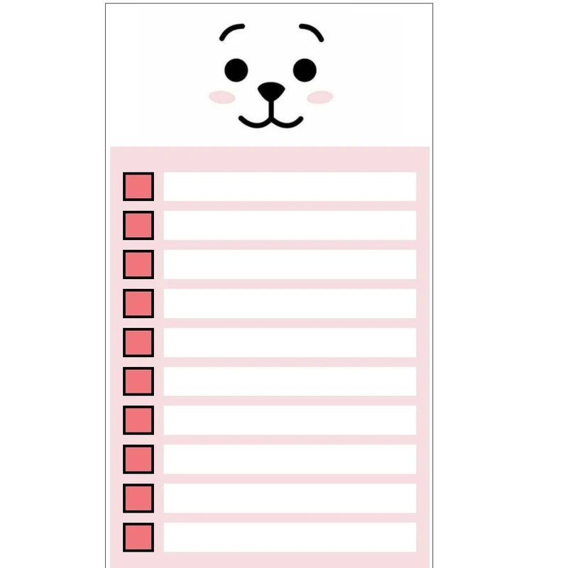 کاغذ یادداشت A5 مدل note to do list کد 896 مجموعه 15 عددی