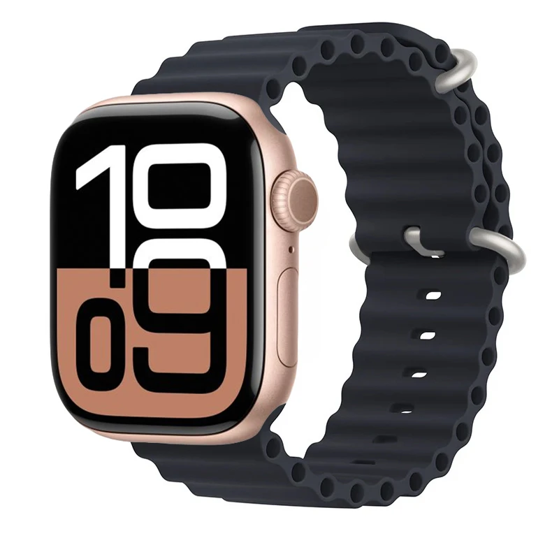 بند گوف مدل Ocean-N مناسب برای ساعت هوشمند اپل سری 10 سایز 46mm