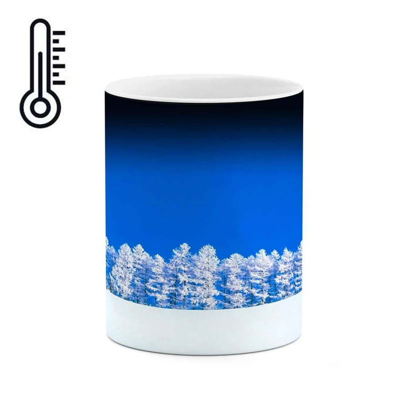 ماگ حرارتی کاکتی مدل منظره برفی کد mgh15121