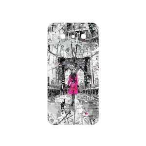 MAHOOT Collage of Catwalk Bridge Cover Sticker for Samsung Galaxy E7