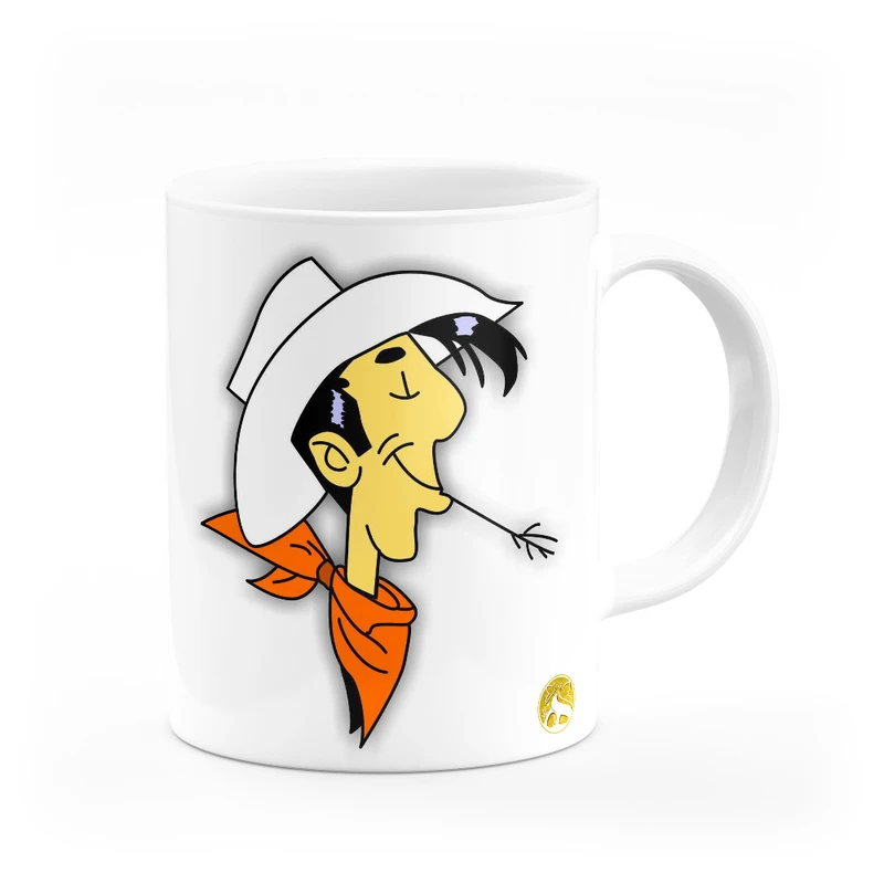 ماگ هومرو طرح انیمیشن لوک خوش شانس مدل MG4209