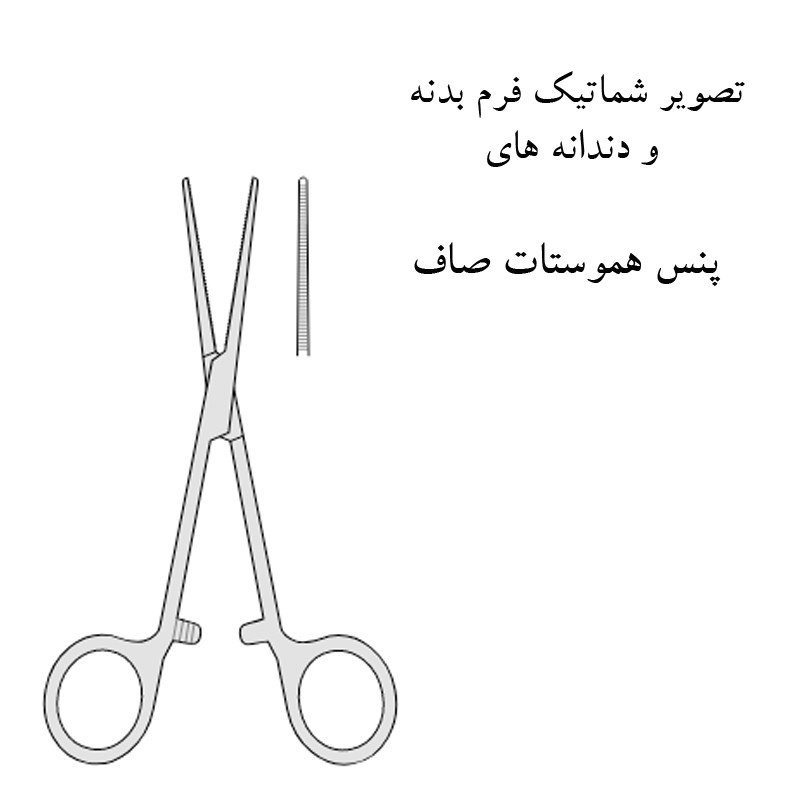 پنس جراحی مدل SNAH16L