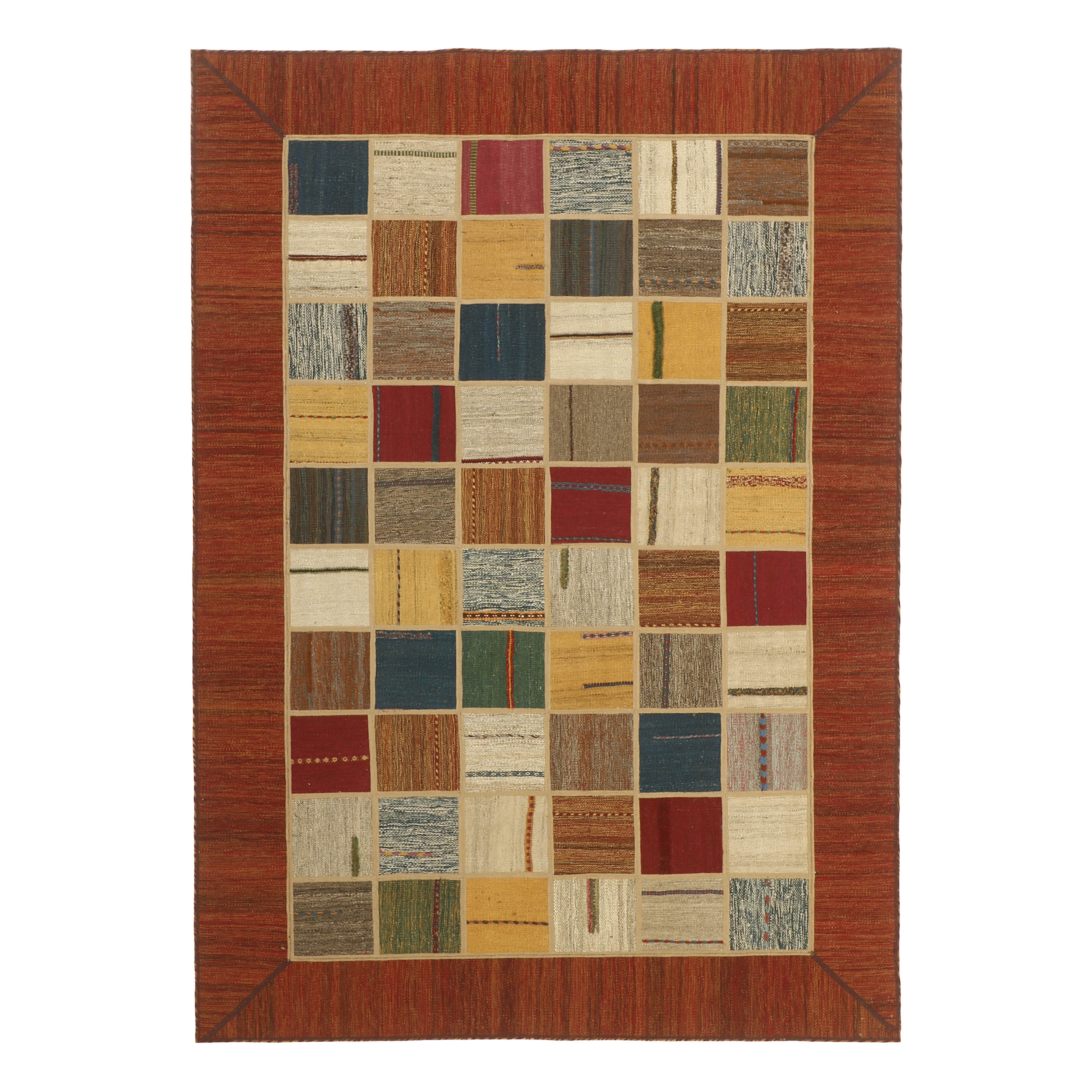 کلاژ گلیم دستبافت چهار متری مدل S500 کد 538652