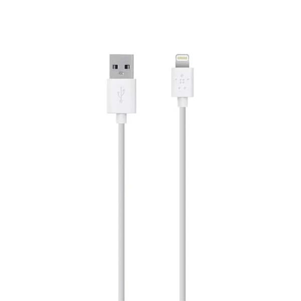 کابل تبدیل USB به لایتنینگ بلکین مدل F8J023BT2M-WHT طول 2 متر