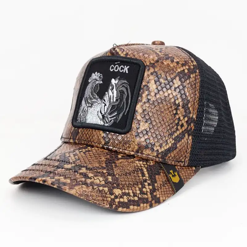 کلاه کپ گورین براز مدل پشت تور طرح خروس کد 1131