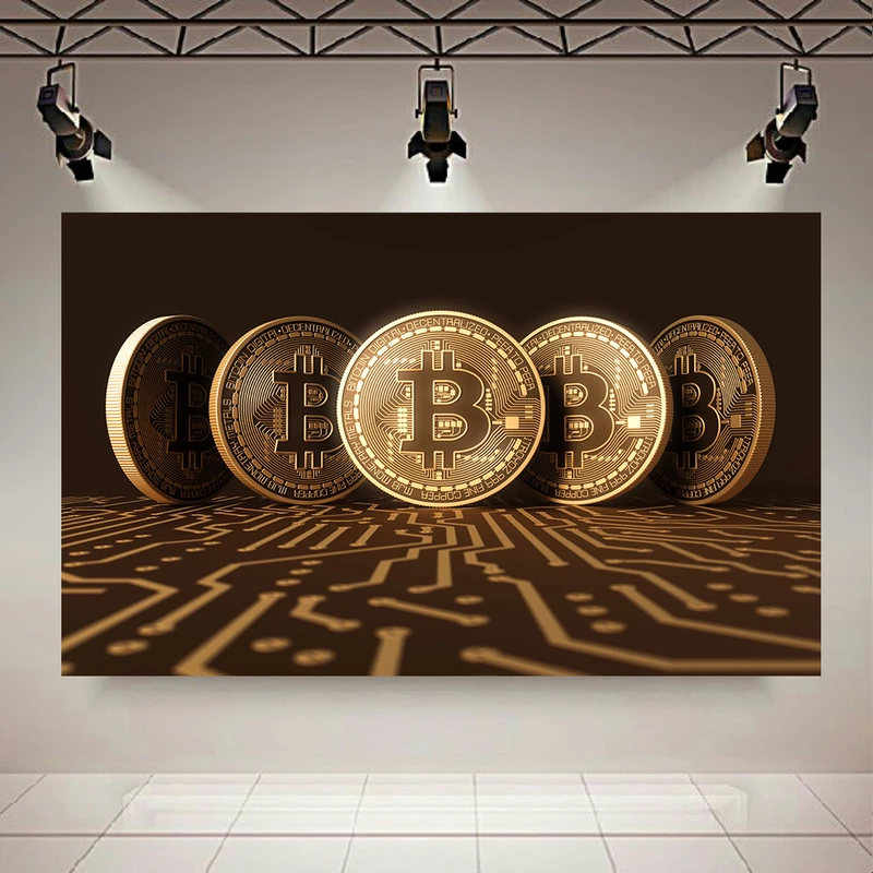 تابلو بوم مدل بیت کوین کد PD130204