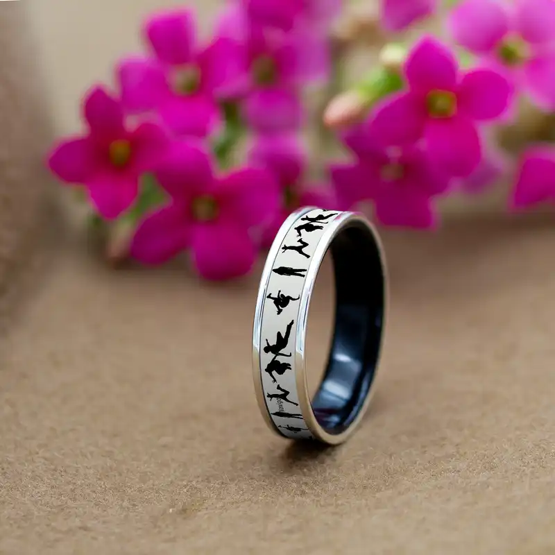 انگشتر ناکسیگو مدل شب تاب طرح پارکور کد RB15655