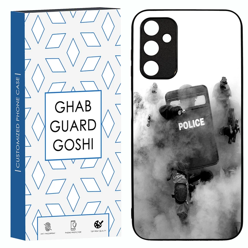 کاور قاب گارد گوشی طرح police کد TPU-136 مناسب برای گوشی موبایل سامسونگ Galaxy A14