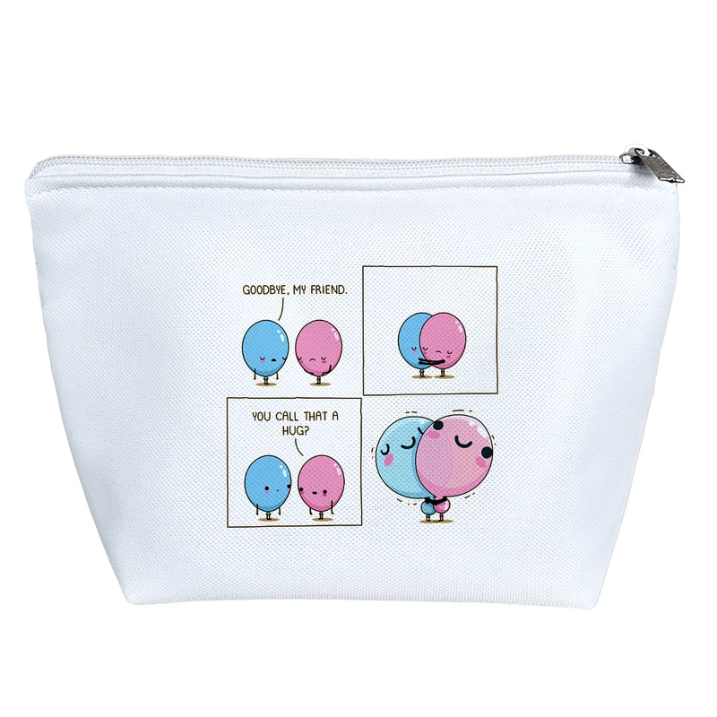 کیف لوازم آرایش دخترانه خندالو مدل عاشقانه lovely کد H411