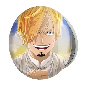 آینه جیبی خندالو طرح سانجی انیمه وان پیس One Piece مدل تاشو کد 11422 