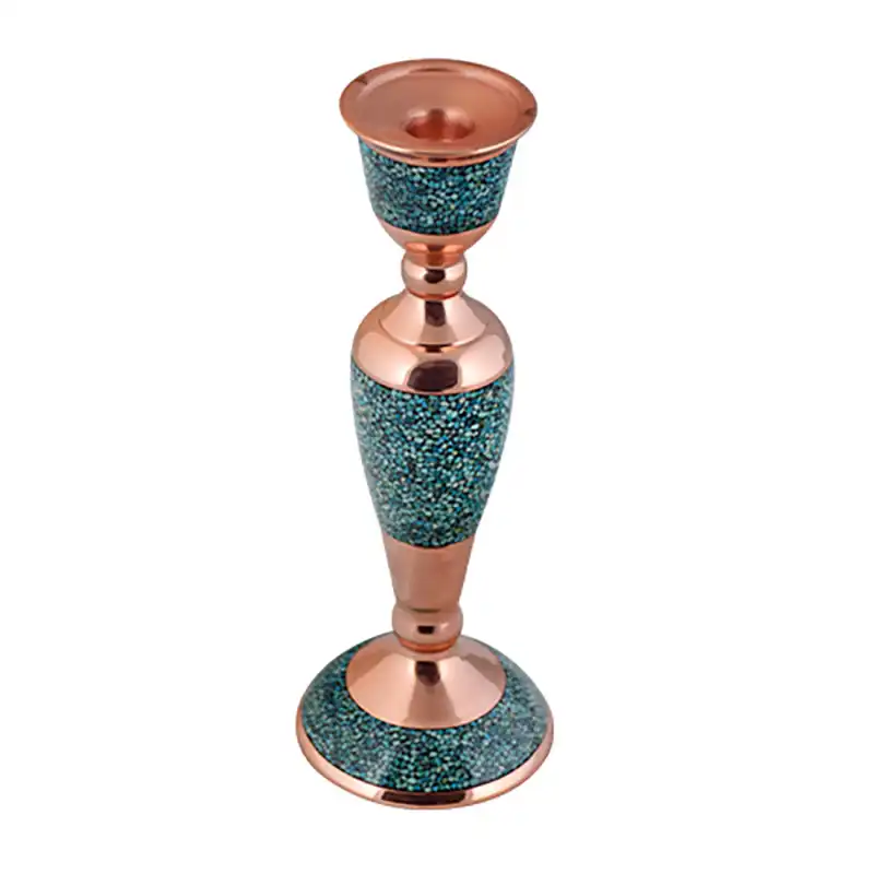 شمعدان فیروزه کوبی کد 25