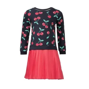 پیراهن دخترانه لوپیلو مدل آلبالو پاییزه