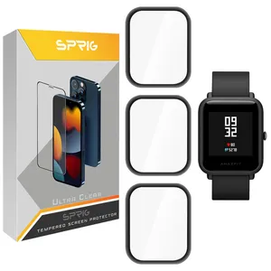 محافظ صفحه نمایش نانو اسپریگ مدل SPG مناسب برای ساعت هوشمند امیزفیت Bip S بسته سه عددی