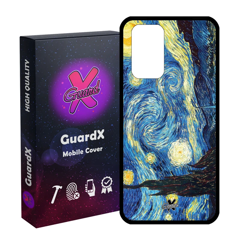 کاور گارد ایکس طرح Starry Night مدل Glass10110 مناسب برای گوشی موبایل شیائومی Redmi Note 10 Pro / Note 10 Pro Max