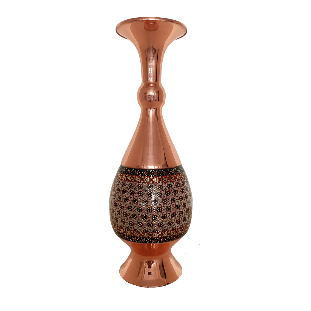 گلدان خاتم کاری مدل صراحی کد 25