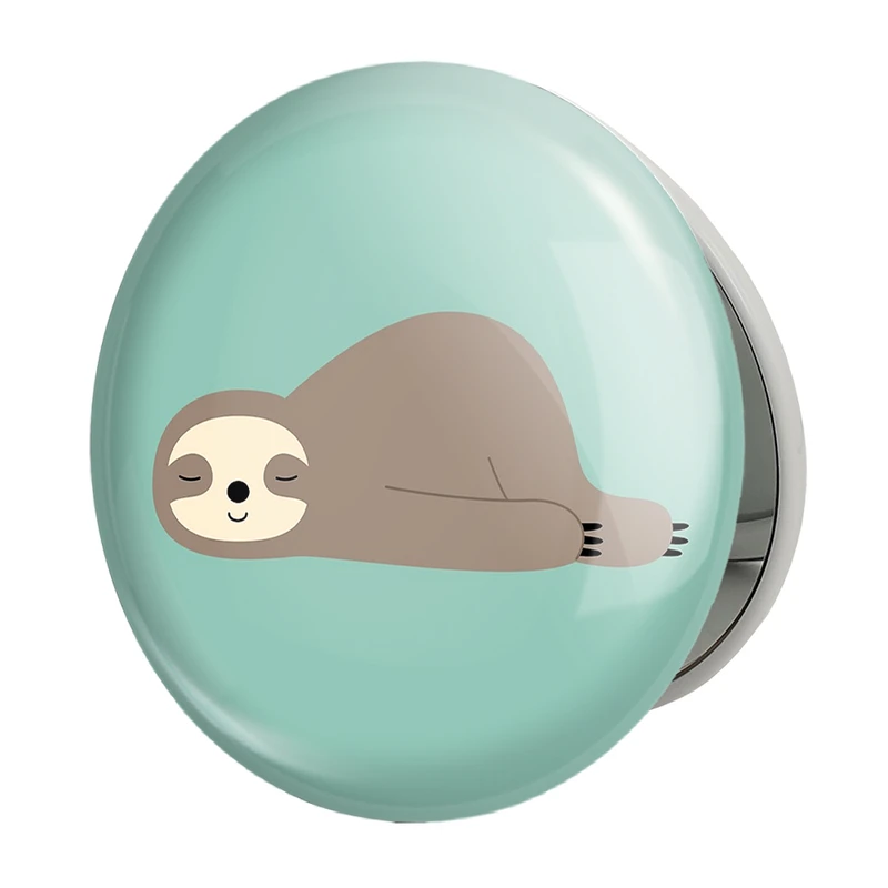 آینه جیبی خندالو طرح تنبل مدل تاشو کد 5079 