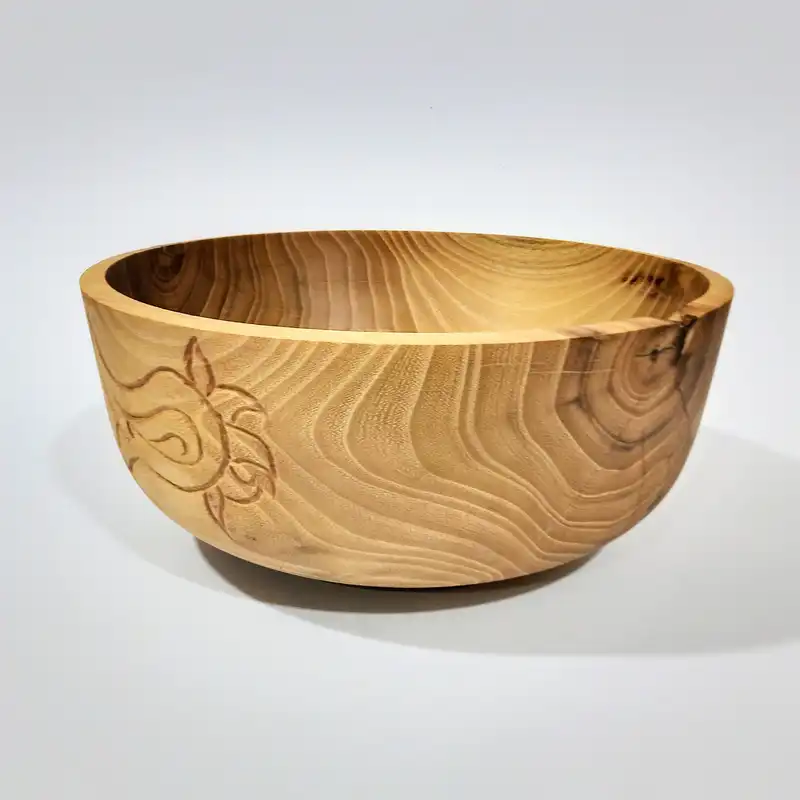 کاسه چوبی مدل اقاقیا کد 98