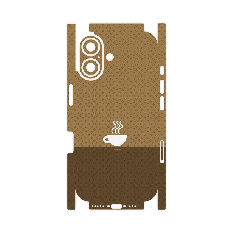 برچسب پوششی ماهوت مدل Minimal Cup of Coffee Icon-FullSkin مناسب برای گوشی موبایل اپل iPhone 16