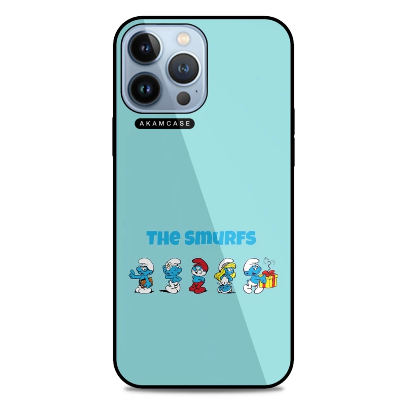 کاور آکام مدل AMC-WA13PROMAX-SMURFS-22 مناسب برای گوشی موبایل اپل iPhone 13 Pro Max