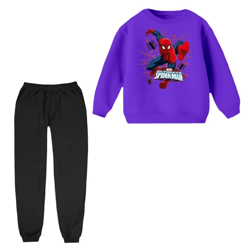 ست سویشرت و شلوار راحتی بچگانه مدل مرد عنکبوتی کد3  