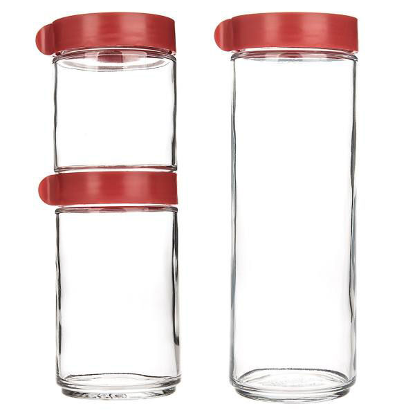 ظرف نگهدارنده گلس لاک مدل IG 588 مجموعه 3 عددی