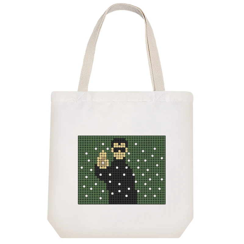 ساک خرید خندالو طرح ماتریکس کد 10346