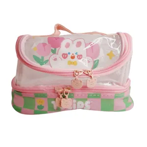 جامدادی مدل شفاف طرح عروسکی