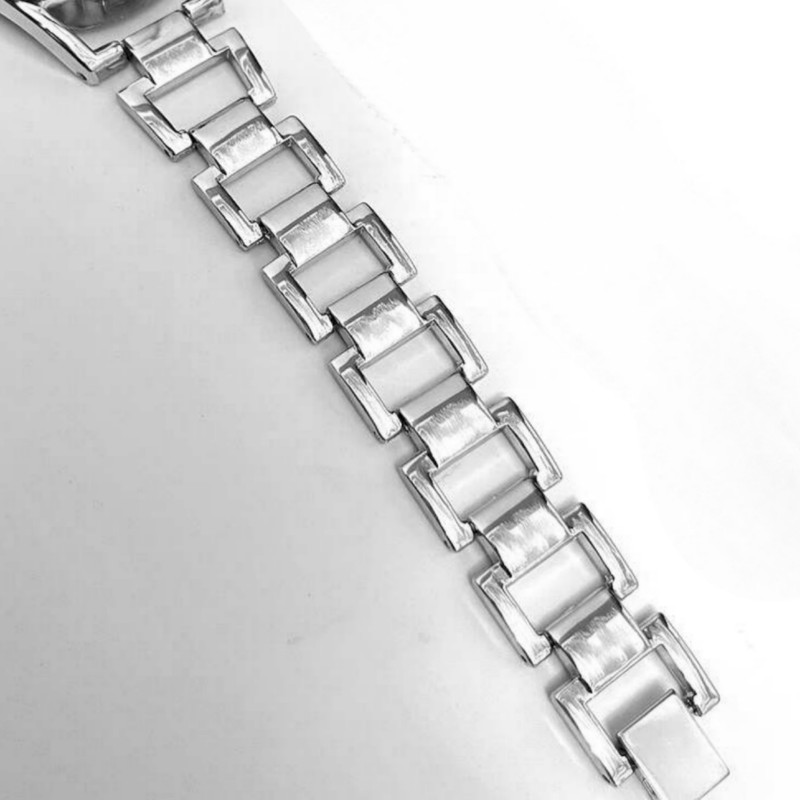 ساعت مچی عقربه‌ای کوارتز زنانه مدل مینیمال بند زنجیری دستبندی کد HO5