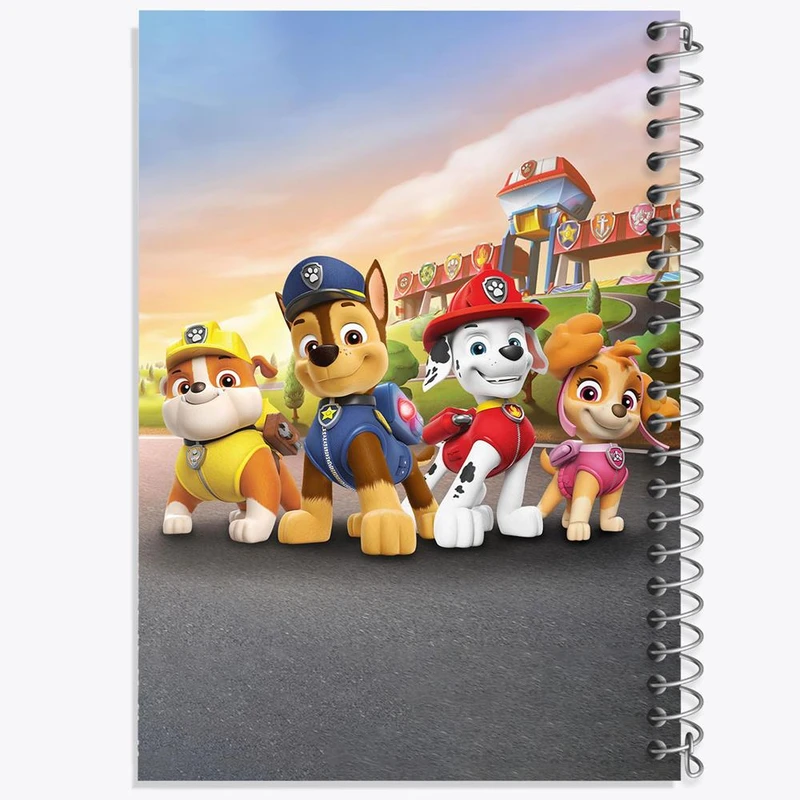 دفتر ژورنال نویسی 50 برگ خندالو مدل نقطه ای طرح انیمیشن سگ های نگهبان کد 26942