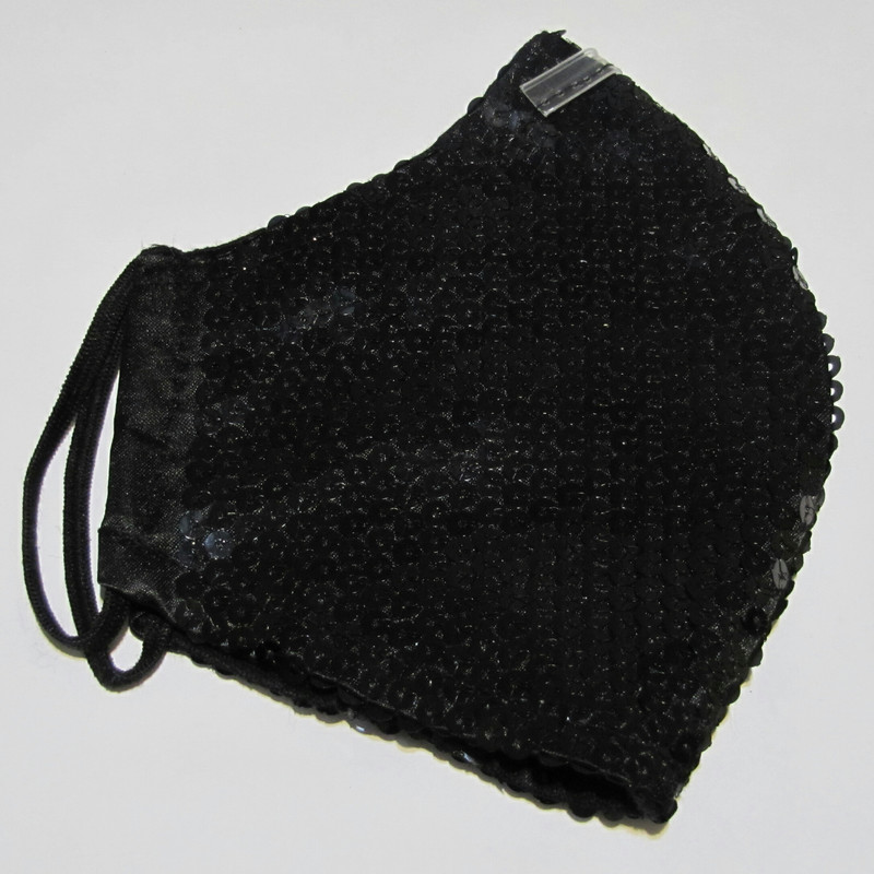 ماسک تزیینی زنانه طرح پولکی کد plak3