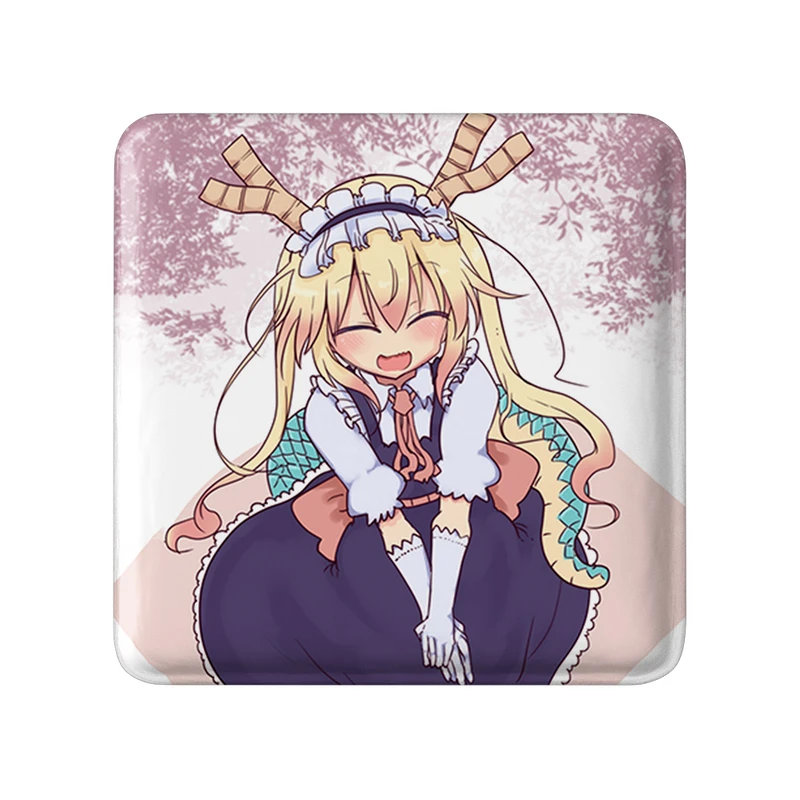 پیکسل خندالو طرح توهرو انیمه اژدهای خدمتکار کوبایاشی مدل مربعی کد 36342