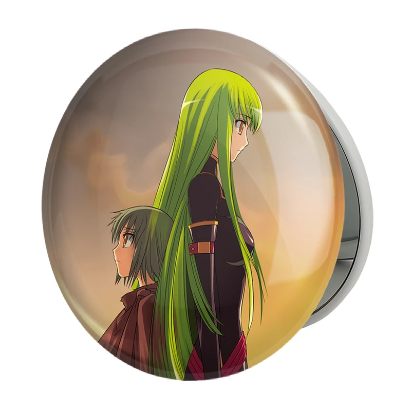 آینه جیبی خندالو طرح سی سی انیمه کد گیاس Code Geass  مدل تاشو کد 13065 